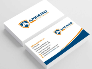 Business Card Design by sadikul islam for Amparo Insurance, LLC | Design: #28333812