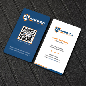 Business Card Design by sadikul islam for Amparo Insurance, LLC | Design: #28333936