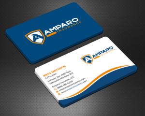 Business Card Design by sadikul islam for Amparo Insurance, LLC | Design: #28333941