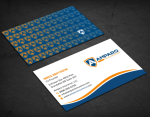 Business Card Design by sadikul islam for Amparo Insurance, LLC | Design: #28333944