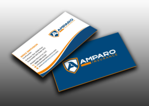 Business Card Design by sadikul islam for Amparo Insurance, LLC | Design: #28333946
