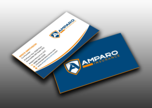 Business Card Design by sadikul islam for Amparo Insurance, LLC | Design: #28333954