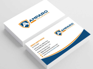 Business Card Design by sadikul islam for Amparo Insurance, LLC | Design: #28333956