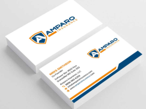 Business Card Design by sadikul islam for Amparo Insurance, LLC | Design: #28333978