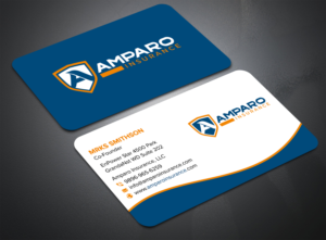 Visitenkarten-Design von sadikul islam für Amparo Insurance, LLC | Design: #28333994