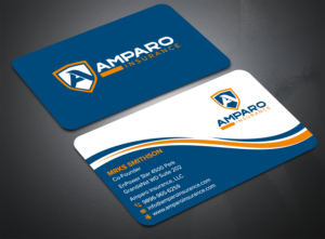 Visitenkarten-Design von sadikul islam für Amparo Insurance, LLC | Design: #28333996