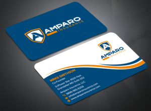 Visitenkarten-Design von sadikul islam für Amparo Insurance, LLC | Design: #28334001