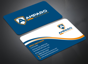 Visitenkarten-Design von sadikul islam für Amparo Insurance, LLC | Design: #28334004