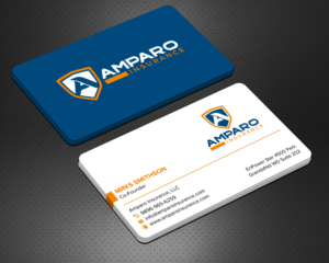 Visitenkarten-Design von sadikul islam für Amparo Insurance, LLC | Design: #28335131