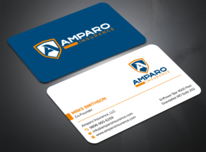 Visitenkarten-Design von sadikul islam für Amparo Insurance, LLC | Design: #28335133