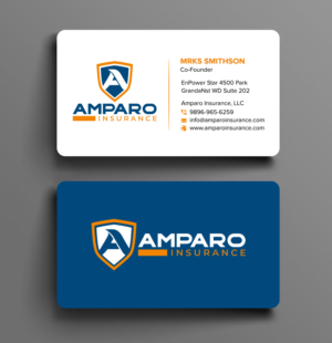 Visitenkarten-Design von sadikul islam für Amparo Insurance, LLC | Design: #28335138
