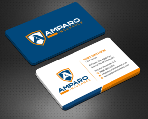 Visitenkarten-Design von sadikul islam für Amparo Insurance, LLC | Design: #28335139