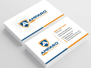 Visitenkarten-Design von sadikul islam für Amparo Insurance, LLC | Design: #28335146