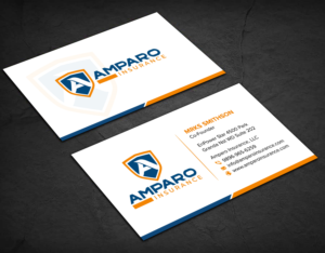 Visitenkarten-Design von sadikul islam für Amparo Insurance, LLC | Design: #28335148