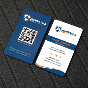 Visitenkarten-Design von sadikul islam für Amparo Insurance, LLC | Design: #28335154