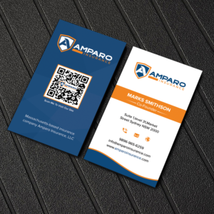 Visitenkarten-Design von sadikul islam für Amparo Insurance, LLC | Design: #28335171