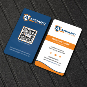 Visitenkarten-Design von sadikul islam für Amparo Insurance, LLC | Design: #28335172