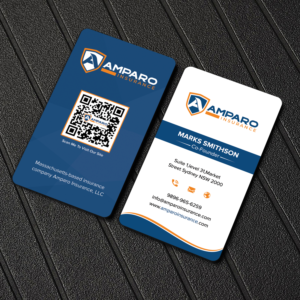 Diseño de Tarjeta de Presentación por sadikul islam para Amparo Insurance, LLC | Diseño: #28335361