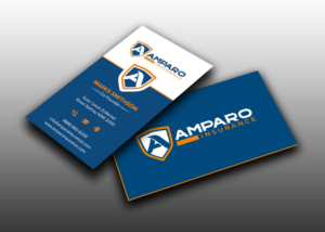 Diseño de Tarjeta de Presentación por sadikul islam para Amparo Insurance, LLC | Diseño: #28336948
