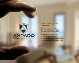 Business Card Design by sadikul islam for Amparo Insurance, LLC | Design: #28357977