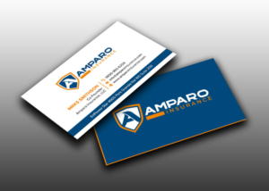 Business Card Design by sadikul islam for Amparo Insurance, LLC | Design: #28357981