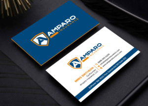 Business Card Design by sadikul islam for Amparo Insurance, LLC | Design: #28357982