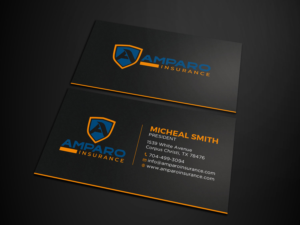Diseño de Tarjeta de Presentación por RENEXIT para Amparo Insurance, LLC | Diseño: #28321804