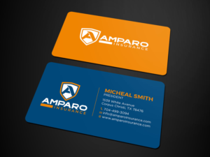 Diseño de Tarjeta de Presentación por RENEXIT para Amparo Insurance, LLC | Diseño: #28321813