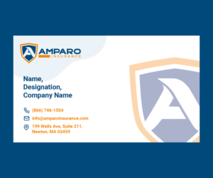 Visitenkarten-Design von Andrés Sebastián für Amparo Insurance, LLC | Design #28326490