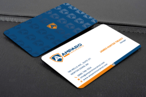 Visitenkarten-Design von Cretive Moon für Amparo Insurance, LLC | Design #28336961