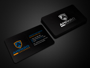 Business Card Design by Creations Box 2015 for Amparo Insurance, LLC | Design: #28329946