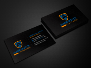 Business Card Design by Creations Box 2015 for Amparo Insurance, LLC | Design: #28329947