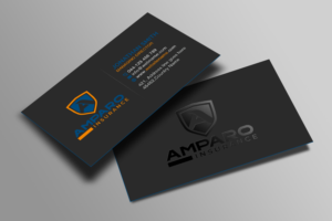 Business Card Design by Creations Box 2015 for Amparo Insurance, LLC | Design: #28329959