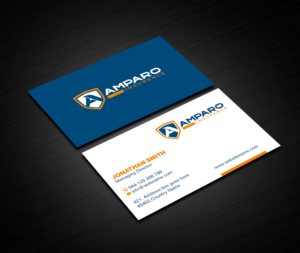 Business Card Design by Creations Box 2015 for Amparo Insurance, LLC | Design: #28329985