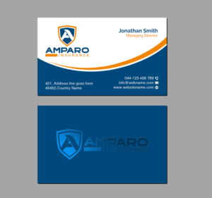 Diseño de Tarjeta de Presentación por Creations Box 2015 para Amparo Insurance, LLC | Diseño: #28358656