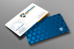 Business Card Design by chandrayaan.creative for Amparo Insurance, LLC | Design: #28319373