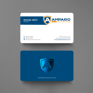 Diseño de Tarjeta de Presentación por chandrayaan.creative para Amparo Insurance, LLC | Diseño: #28319379