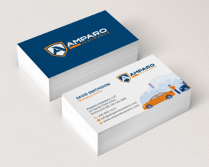 Diseño de Tarjeta de Presentación por R.design para Amparo Insurance, LLC | Diseño: #28318065