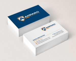 Diseño de Tarjeta de Presentación por R.design para Amparo Insurance, LLC | Diseño: #28318068