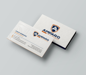 Business Card Design by R.design for Amparo Insurance, LLC | Design: #28332730