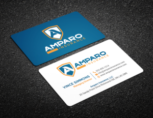 Business Card Design by R.design for Amparo Insurance, LLC | Design: #28332732