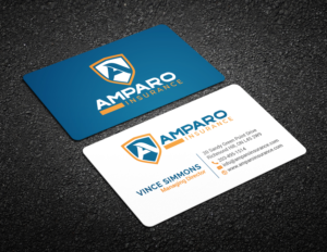 Business Card Design by R.design for Amparo Insurance, LLC | Design: #28332733