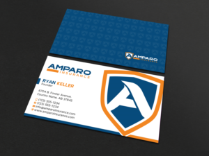 Diseño de Tarjeta de Presentación por Uttom 2 para Amparo Insurance, LLC | Diseño: #28320948