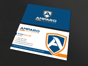 Diseño de Tarjeta de Presentación por Uttom 2 para Amparo Insurance, LLC | Diseño: #28320950
