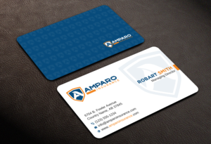 Business Card Design by Uttom 2 for Amparo Insurance, LLC | Design: #28327671