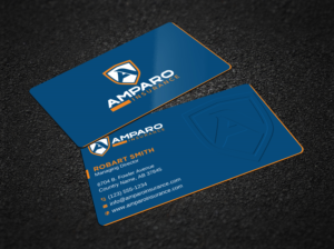 Business Card Design by Uttom 2 for Amparo Insurance, LLC | Design: #28327673