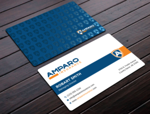 Business Card Design by Uttom 2 for Amparo Insurance, LLC | Design: #28354045