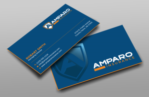Business Card Design by Uttom 2 for Amparo Insurance, LLC | Design: #28354060
