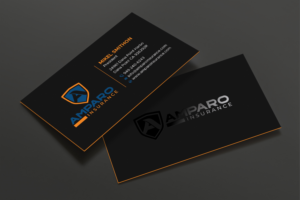 Business Card Design by DesignShout for Amparo Insurance, LLC | Design: #28318870