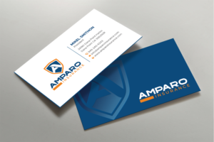 Business Card Design by DesignShout for Amparo Insurance, LLC | Design: #28319040